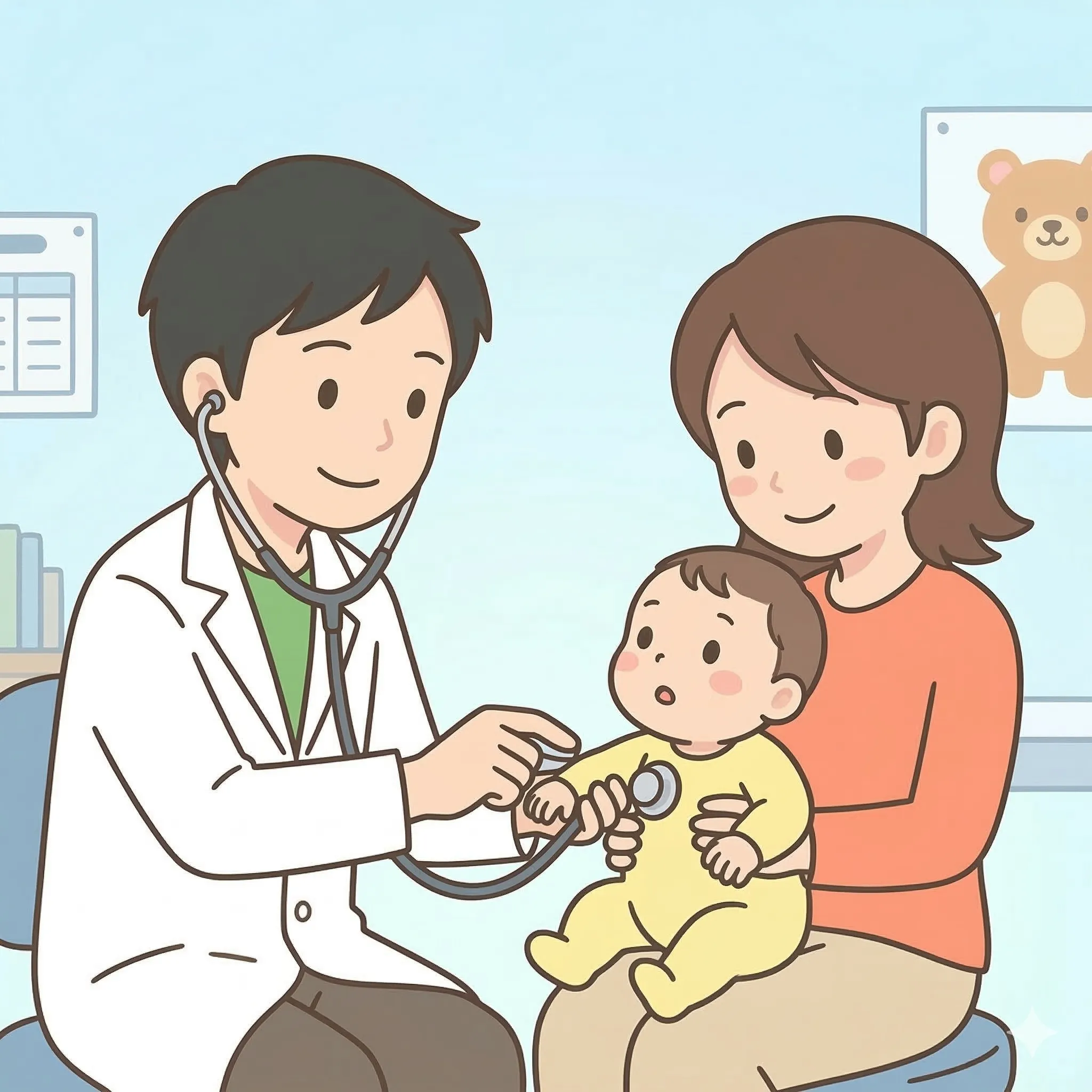 RSウイルスの診察