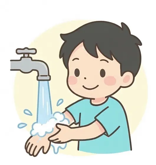 洗い流しのイメージ